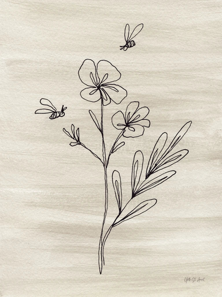 Line Bees by Yvette St. Amant