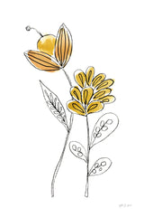 Line Flower IV by Yvette St. Amant. SKU 99135h. Archival Giclee Fine art print for wall decor.