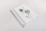 Line Flower VI by Yvette St. Amant. shown as a rolled paper print. Available as archival giclee rolled canvas, fine art paper, or poster print. SKU 99137h.