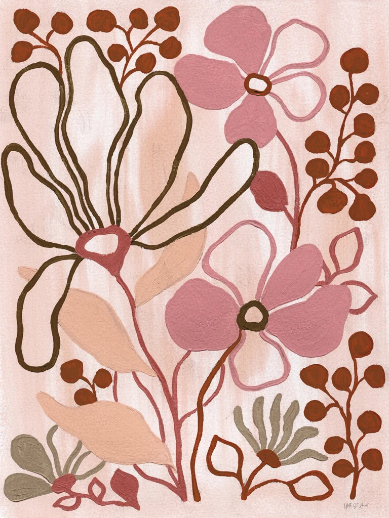 Linear Blooms II by Yvette St. Amant