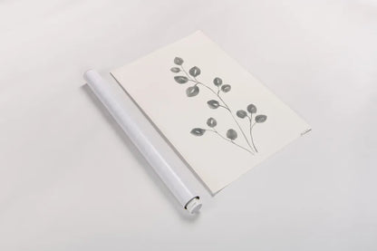 Linen Leaves II by Yvette St. Amant. shown as a rolled paper print. Available as archival giclee rolled canvas, fine art paper, or poster print. SKU 91746h.