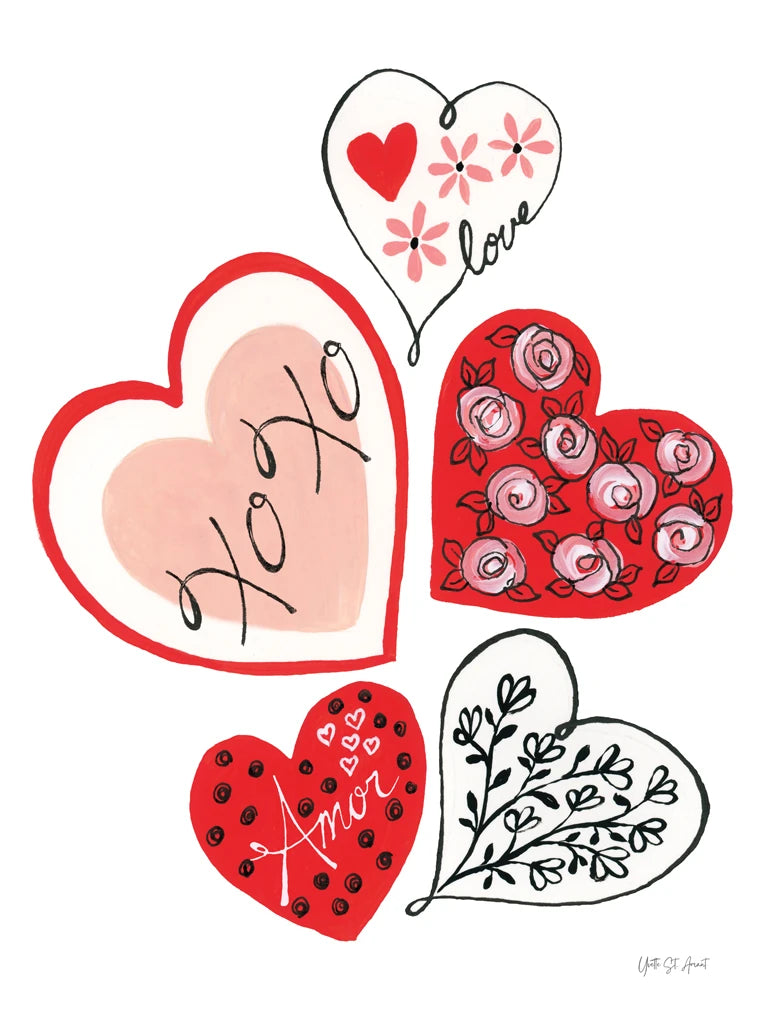 Love Hearts v2 by Yvette St. Amant