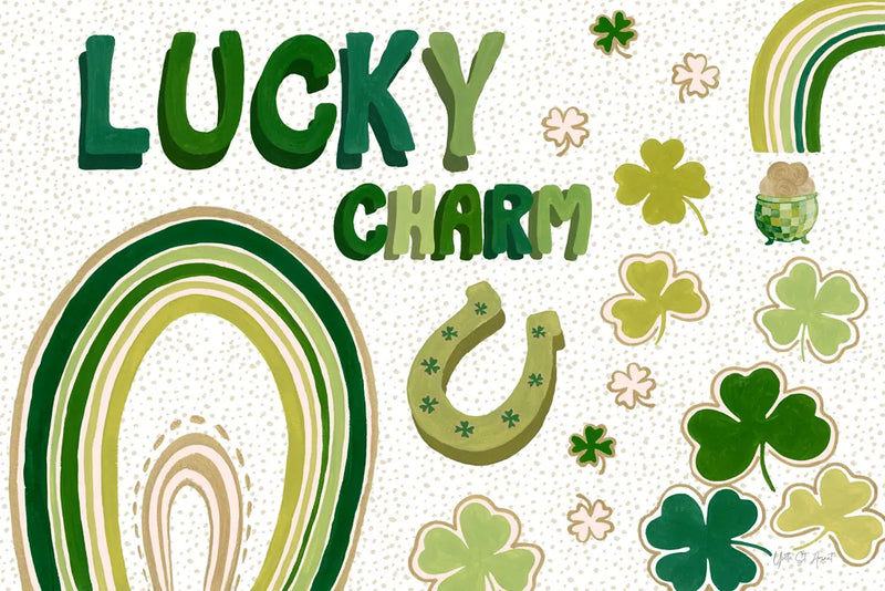 Lucky Charm I by Yvette St. Amant. SKU 100557i. Archival Giclee Fine art print for wall decor.