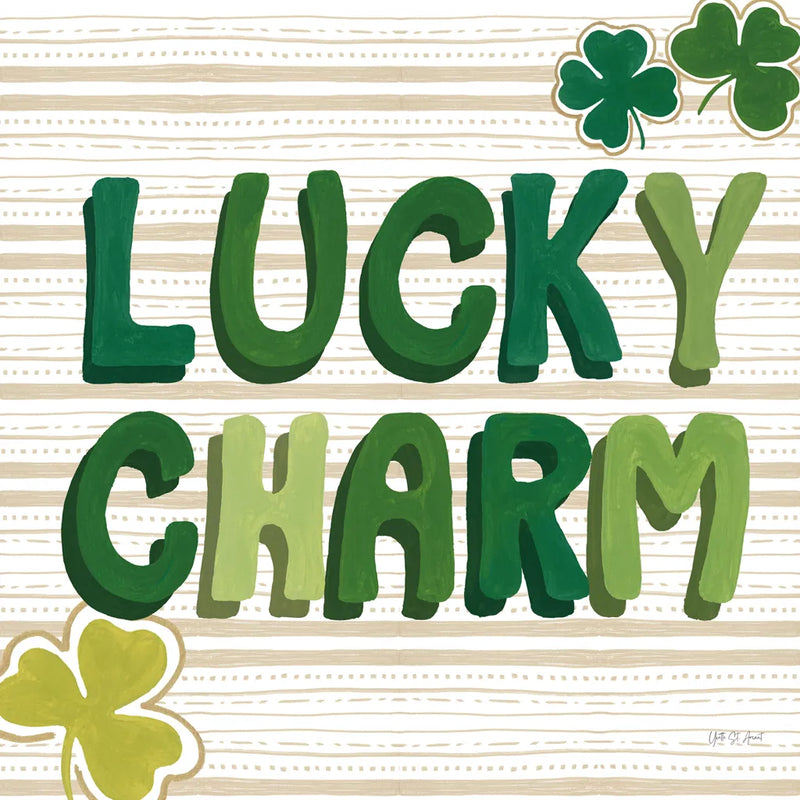 Lucky Charm III by Yvette St. Amant. SKU 100559a. Archival Giclee Fine art print for wall decor.