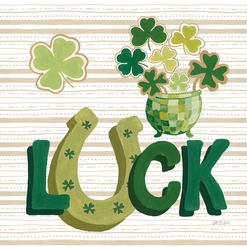 Lucky Charm IX by Yvette St. Amant. SKU 100565a. Archival Giclee Fine art print for wall decor.