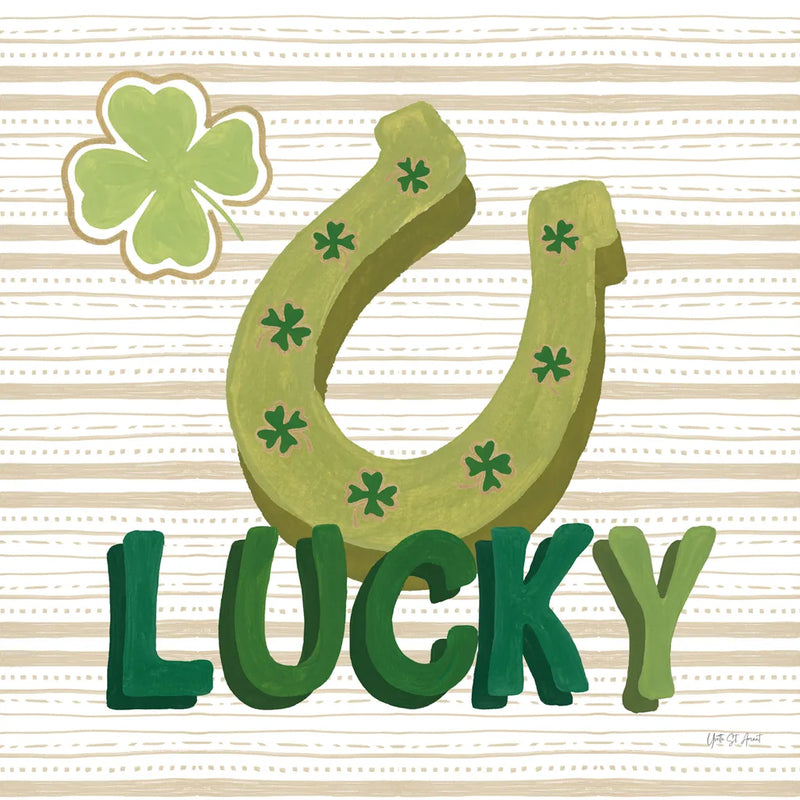 Lucky Charm VI by Yvette St. Amant. SKU 100562a. Archival Giclee Fine art print for wall decor.