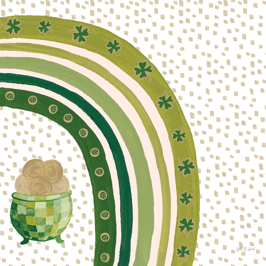 Lucky Charm VIII by Yvette St. Amant. SKU 100564a. Archival Giclee Fine art print for wall decor.