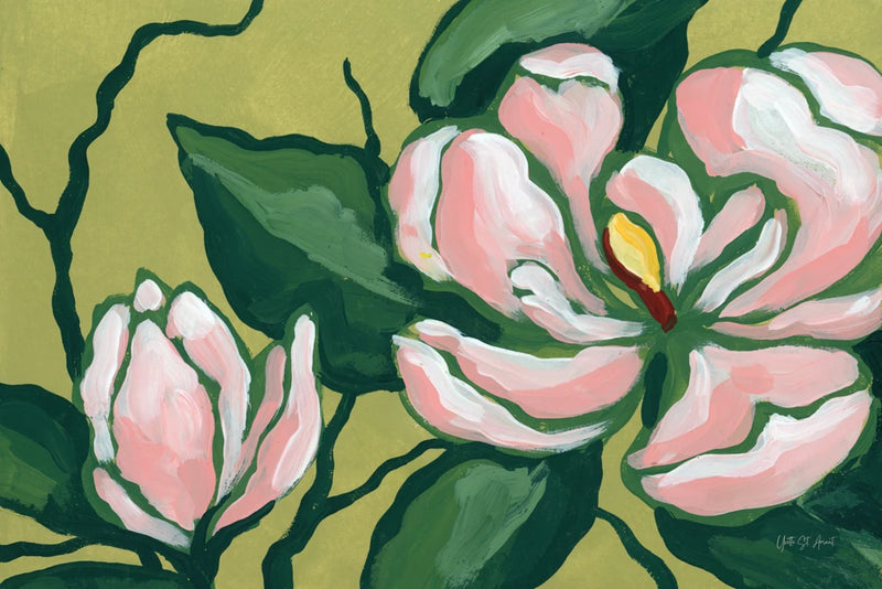 Magnolia Blooms II by Yvette St. Amant
