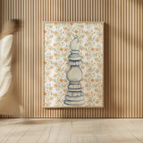 Marble Bishop by Yvette St. Amant. shown as over sized large wall art. Available as an archival giclee rolled canvas, fine art paper, or poster print. SKU 102869h.