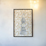 Marble Bishop by Yvette St. Amant. shown as a paper print in a black flame. Available as a archival giclee rolled canvas, fine art paper, or poster print. SKU 102869h.
