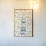 Marble Bishop by Yvette St. Amant. shown as a paper print in a natural frame. Available as a archival giclee rolled canvas, fine art paper, or poster print. SKU 102869h.