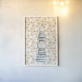 Marble Bishop by Yvette St. Amant. shown as a paper print in a white frame. Available as a archival giclee rolled canvas, fine art paper, or poster print. SKU 102869h.