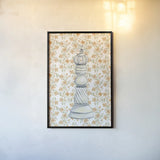 Marble King by Yvette St. Amant. shown as a paper print in a black flame. Available as a archival giclee rolled canvas, fine art paper, or poster print. SKU 102870h.