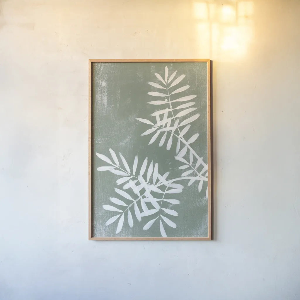 Meadow Breeze II by Yvette St. Amant. shown as a paper print in a natural frame. Available as a archival giclee rolled canvas, fine art paper, or poster print. SKU 91735h.