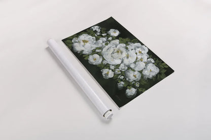 Midnight Roses by Yvette St. Amant. shown as a rolled paper print. Available as archival giclee rolled canvas, fine art paper, or poster print. SKU 89385i.