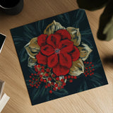 Midwinter Florals II by Yvette St. Amant. Shown as a detailed flat fine art print, highlighting archival giclee quality. Available as an archival giclee rolled canvas, fine art paper, or poster print. SKU 103887a.