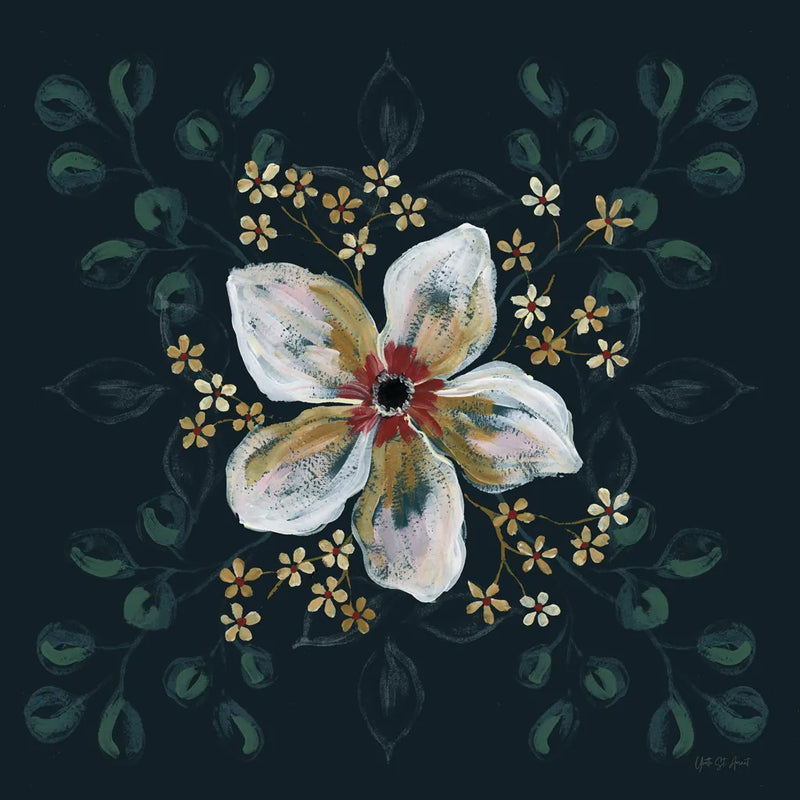 Midwinter Florals III by Yvette St. Amant. SKU 103888a. Archival Giclee Fine art print for wall decor.