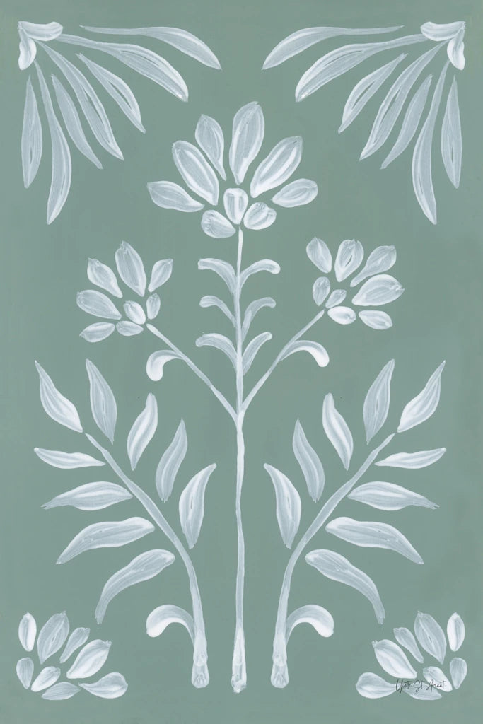 Mint Silhouette II by Yvette St. Amant