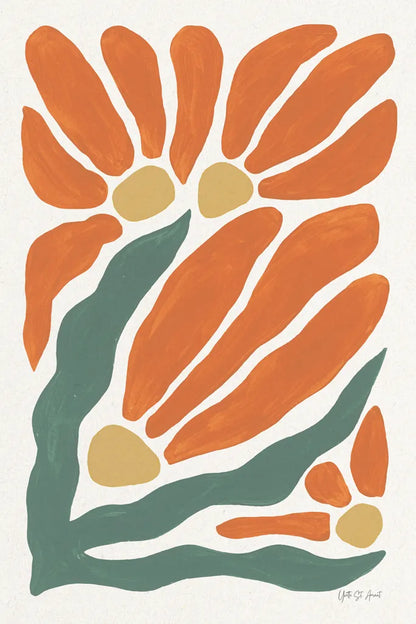 Modern Botanica I by Yvette St. Amant. SKU 94966h. Archival Giclee Fine art print for wall decor.