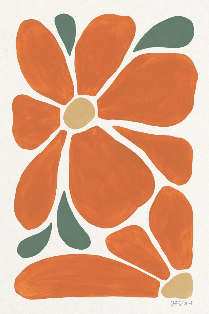 Modern Botanica II by Yvette St. Amant. SKU 94967h. Archival Giclee Fine art print for wall decor.