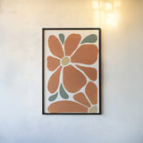 Modern Botanica II by Yvette St. Amant. shown as a paper print in a black flame. Available as a archival giclee rolled canvas, fine art paper, or poster print. SKU 94967h.