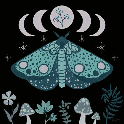 Moon Moth III by Yvette St. Amant. SKU 101204a. Archival Giclee Fine art print for wall decor.