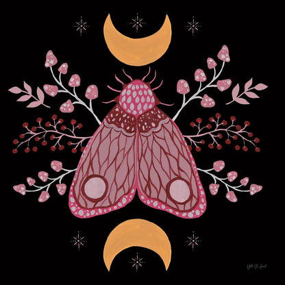 Moon Moth IV by Yvette St. Amant. SKU 101205a. Archival Giclee Fine art print for wall decor.