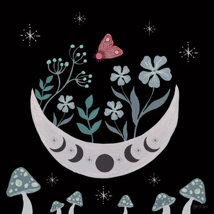 Moon Moth VII by Yvette St. Amant. SKU 101208a. Archival Giclee Fine art print for wall decor.