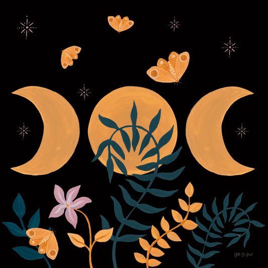 Moon Moth VIII by Yvette St. Amant. SKU 101209a. Archival Giclee Fine art print for wall decor.