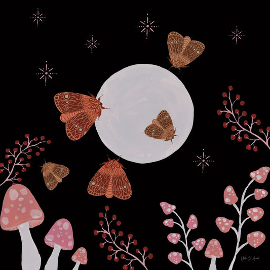 Moon Moth X by Yvette St. Amant. SKU 101211a. Archival Giclee Fine art print for wall decor.