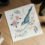 Morning Call III by Yvette St. Amant. Shown as a detailed flat fine art print, highlighting archival giclee quality. Available as an archival giclee rolled canvas, fine art paper, or poster print. SKU 94220a.