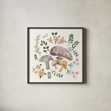 Morning Call VI by Yvette St. Amant. Shown in a sleek black glass frame for a contemporary gallery look. Available as an archival giclee rolled canvas, fine art paper, or poster print. SKU 94223a.