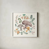Morning Call VI by Yvette St. Amant. Shown in a crisp white glass frame for a clean and minimalist style. Available as an archival giclee rolled canvas, fine art paper, or poster print. SKU 94223a.