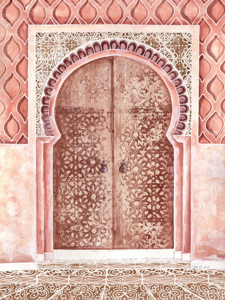 Moroccan Streets Tiled Entrance by Yvette St. Amant