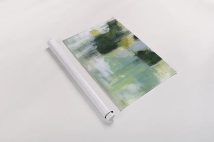 Mossy Vibration by Yvette St. Amant. shown as a rolled paper print. Available as archival giclee rolled canvas, fine art paper, or poster print. SKU 100268i.