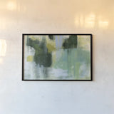 Mossy Vibration by Yvette St. Amant. shown as a paper print in a black flame. Available as a archival giclee rolled canvas, fine art paper, or poster print. SKU 100268i.