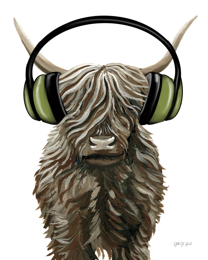 Music Cow by Yvette St. Amant