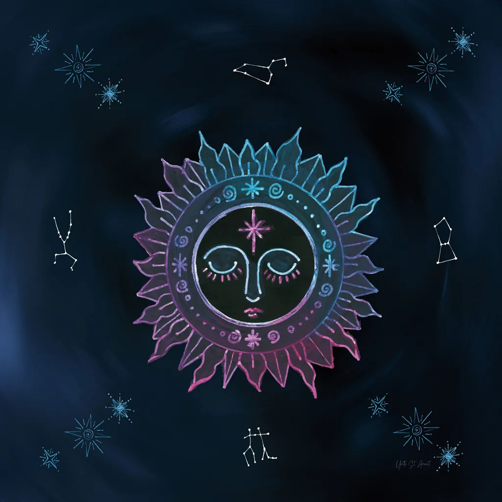 Mystic Sun by Yvette St. Amant. SKU 91542a. Archival Giclee Fine art print for wall decor.