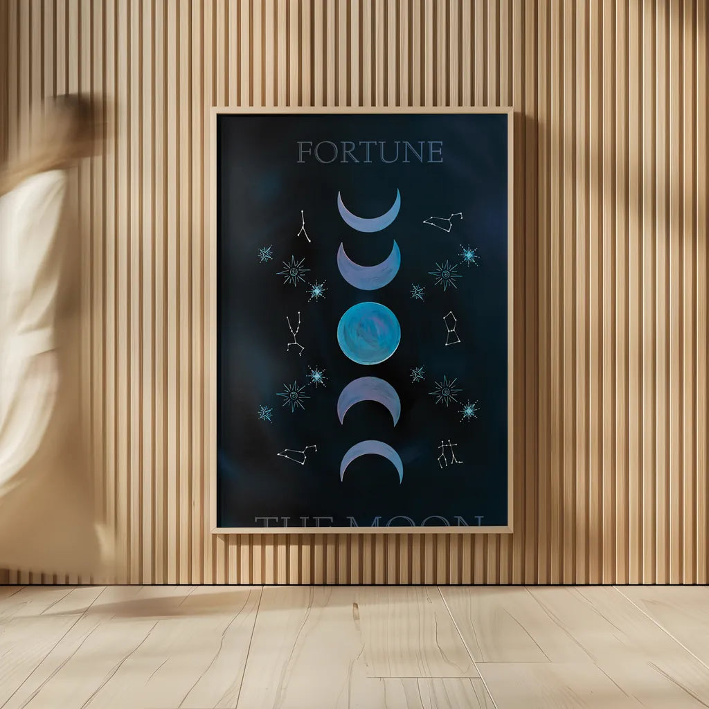 Mystical Fortune II by Yvette St. Amant. shown as over sized large wall art. Available as an archival giclee rolled canvas, fine art paper, or poster print. SKU 92825h.