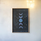 Mystical Fortune II by Yvette St. Amant. shown as a paper print in a natural frame. Available as a archival giclee rolled canvas, fine art paper, or poster print. SKU 92825h.