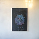 Mystical Fortune III by Yvette St. Amant. shown as a paper print in a white frame. Available as a archival giclee rolled canvas, fine art paper, or poster print. SKU 92826h.