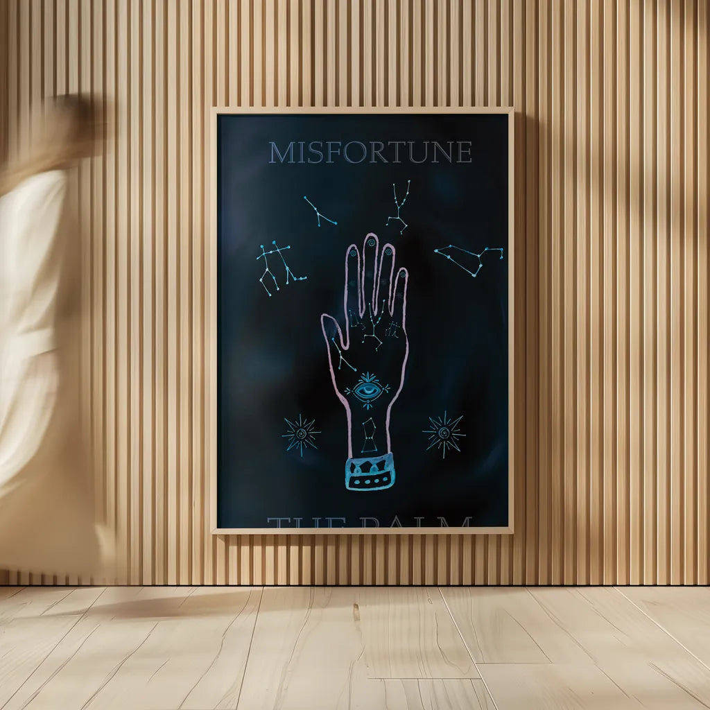 Mystical Fortune V by Yvette St. Amant. shown as over sized large wall art. Available as an archival giclee rolled canvas, fine art paper, or poster print. SKU 92828h.