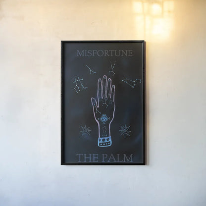 Mystical Fortune V by Yvette St. Amant. shown as a paper print in a black flame. Available as a archival giclee rolled canvas, fine art paper, or poster print. SKU 92828h.