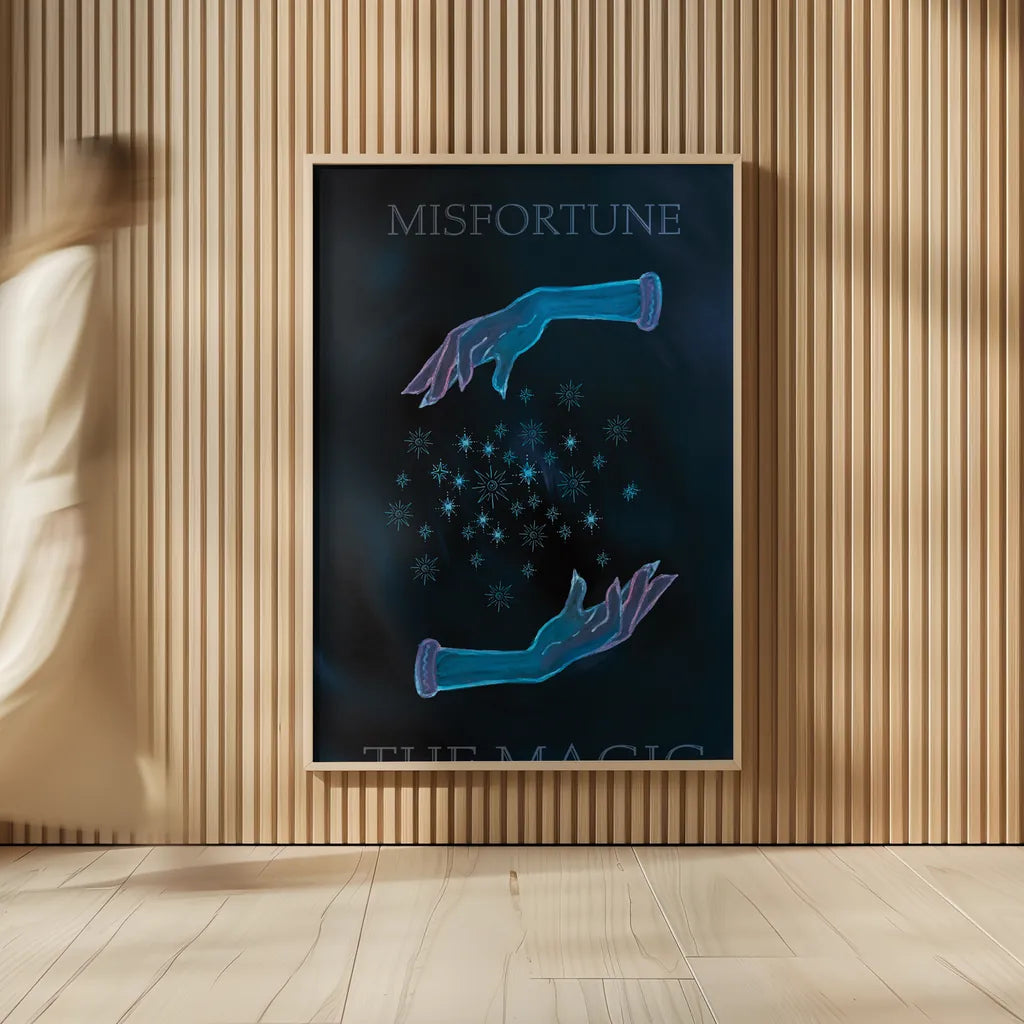 Mystical Fortune VI by Yvette St. Amant. shown as over sized large wall art. Available as an archival giclee rolled canvas, fine art paper, or poster print. SKU 92829h.