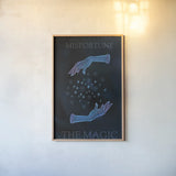 Mystical Fortune VI by Yvette St. Amant. shown as a paper print in a natural frame. Available as a archival giclee rolled canvas, fine art paper, or poster print. SKU 92829h.