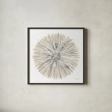 Natures Pinwheel I by Yvette St. Amant. Shown in a sleek black glass frame for a contemporary gallery look. Available as an archival giclee rolled canvas, fine art paper, or poster print. SKU 88253a.