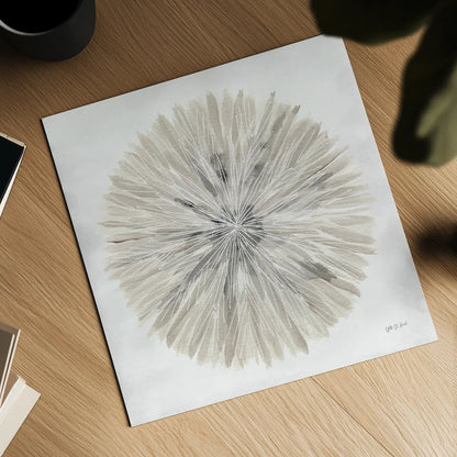 Natures Pinwheel I Texture by Yvette St. Amant. Shown as a detailed flat fine art print, highlighting archival giclee quality. Available as an archival giclee rolled canvas, fine art paper, or poster print. SKU 90053a.