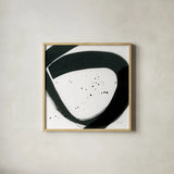 Negative Space I by Yvette St. Amant. Shown in a natural wood glass frame for a timeless modern aesthetic. Available as an archival giclee rolled canvas, fine art paper, or poster print. SKU 102360a.