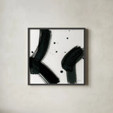 Negative Space II by Yvette St. Amant. Shown in a sleek black glass frame for a contemporary gallery look. Available as an archival giclee rolled canvas, fine art paper, or poster print. SKU 102361a.