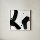 Negative Space II by Yvette St. Amant. Shown in a crisp white glass frame for a clean and minimalist style. Available as an archival giclee rolled canvas, fine art paper, or poster print. SKU 102361a.